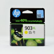 Sixty boxed as new HP 903XL High Capacity Yellow Ink Cartridges (P/N: T6M11AE) (Use by: April