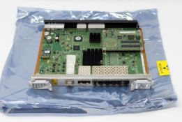 A pre-owned Ciena NTK532DA OTN Flex MOTR 1X XFP/8X SFP Circuit Pack (Boxed) (Untested, sold as