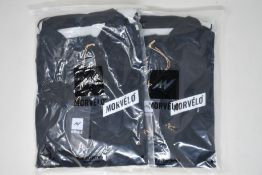 Two men's as new Morvelo Stealth thermoactive long sleeve cycling jerseys (L - RRP £95 each).