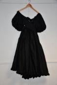 An as new Cecilie Bahnsen Ammi Garden Millefleurs dress in black (UK 10 - RRP £530).
