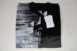 A men's as new A-COLD-WALL* brush stroke T-shirt (M).