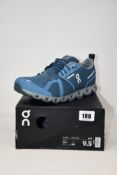 A pair of as new On Running Cloud waterproof trainers (UK 9).