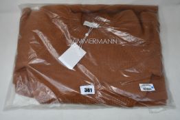 An as new Zimmermann cashmere sweater dress in camel (UK 8 - RRP £1071).