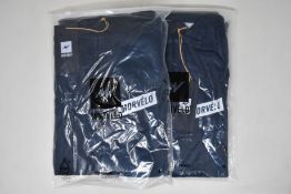 Two men's as new Morvelo Stealth thermoactive long sleeve cycling jerseys (XXL - RRP £95 each).