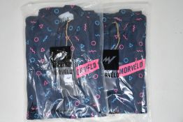 Two women's as new Morvelo Biz thermoactive long sleeve cycling jerseys (L - RRP £95 each).