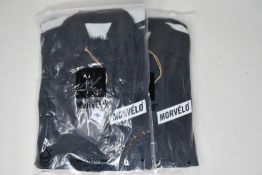 Two women's as new Morvelo Stealth thermoactive long sleeve cycling jerseys (XXL - RRP £95 each).