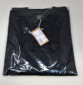 An as new A.P.C. VPC logo sweatshirt in black (S).