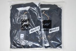 Two men's as new Morvelo Stealth thermoactive long sleeve cycling jerseys (L - RRP £95 each).