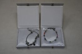 An as new Coeur De Lion Geo Cube Chain Link Bracelet 5063/30-1817 (RRP £85) and an as new Coeur De