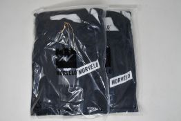 Two men's as new Morvelo Stealth thermoactive long sleeve cycling jerseys (XXL - RRP £95 each).