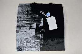 A men's as new A-COLD-WALL* brush stroke T-shirt (M).