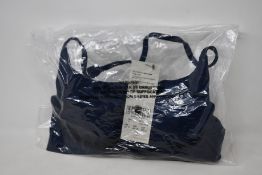 Five as new Sweaty Betty Foundation seamless yoga bras (2 x S, 3 x M - RRP £40 each).