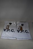An as new A.P.C. VPC logo sweatshirt in black (S).