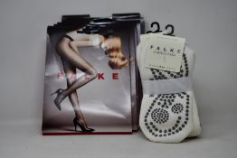 Assorted as new Falke socks/tights; nine pairs of Cuddle Pads socks (RRP £19 each), six pairs of