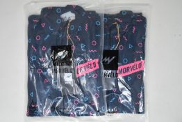Two women's as new Morvelo Biz thermoactive long sleeve cycling jerseys (XXL - RRP £95 each).