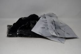 Twenty pairs of as new Love Stories Wild Rose briefs in black (Sizes 2, 3, 4).