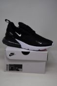 A pair of as new Nike Air Max 270 (UK 6).