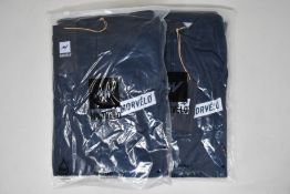 Two men's as new Morvelo Stealth thermoactive long sleeve cycling jerseys (XXL - RRP £95 each).