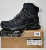 A pair of as new Salomon Quest 4 GTX boots (UK 9).