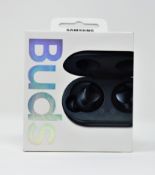 Four boxed as new Samsung Galaxy Buds (SM-R170) in Black (Boxes sealed).