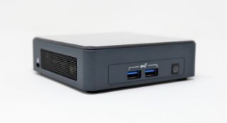 A boxed as new Intel NUC Pro mini PC with Intel Core i5-1135G7 CPU, 8GB RAM and 250GB NVMe SSD in