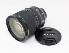 A boxed as new Rioch Pentax 24-70mm f/2.8ED HD Pentax-D FA SDM WR Lens (Box damaged, opened to check