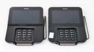 Two pre-owned Verifone MX400 Wi-Fi/Bluetooth Payment Terminals.