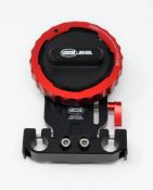 A boxed as new Vocas Sony E-mount to PL adapter including 15 mm rail support (P/N: 0900-0015).