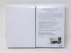 Ten boxed as new Cryptosteel Capsule Containers (Individually sealed) (Container only).