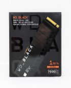 A boxed as new Western Digital Black SN850 1TB M.2 NVMe Internal SSD with Heatsink (P/N: