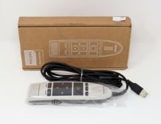 A boxed as new Philips LFH3200 G2 SpeechMike III Pro Dictation Microphone.