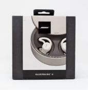 A boxed as new pair of Bose Sleepbuds II noise masking earbuds (Box sealed).