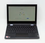 A boxed as new Lenovo 300e Gen2 Chromebook with AMD A4-9120C CPU, 4GB RAM and eMMC storage in