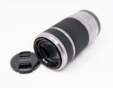 A boxed as new Sony E 55-210mm F4.5-6.3 OSS Lens for Sony E-Mount (SEL55210) (Box opened).