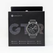 A boxed as new Amazfit GTR 42mm Smartwatch in Starry Black (Box sealed).