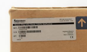 A boxed as new Intermec DX4A2111100 4 Bay CN70 Barcode Scanner Cradle Charger (Box sealed).