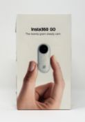 A boxed as new Insta360 GO Action Camera in White (Box sealed).