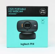A boxed as new Logitech B525 HD Webcam (Box sealed).
