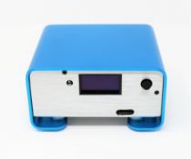 A boxed as new Allo Boss2 Player DAC with remote (Box opened).