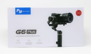 A boxed as new FeiyuTech G6 Plus 3-Axis Handheld Gimbal (Box opened).
