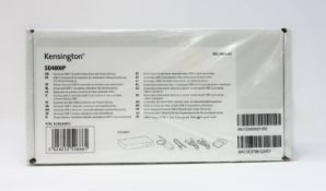 A boxed as new Kensington SD4800P USB-C triple video dock in black (PN: K38249EU).