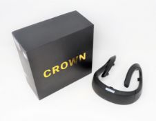 A pre-owned boxed Neurosity Crown wearable productivity tool in black (unit untested).