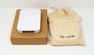 A boxed as new Cisco Meraki MR30H Cloud Managed Access Point (MR30H-HW) and an as new MA-MNT-MR-H2