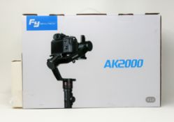 A boxed as new Feiyutech AK2000 3-Axis Handheld Gimbal Stabilizer and a boxed as new Feiyutech