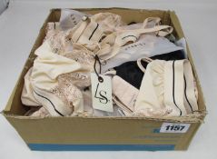 Eighteen as new Love Stories Love Lace bralettes in sand (Assorted sizes - RRP £44 each).