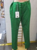 An as new Givenchy suit trousers in green (EU 50).