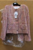 Two as new Oui Bouclé button jackets (Size 36 - RRP £200 each).
