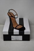 A pair of as new Aquazzura Naked Sandal 105 (EU 40).