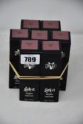 Seven as new Kat Von D Lock It foundations (Deep 81 cool).