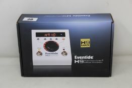 A boxed as new Eventide H9 Max harmonizer effects processor.